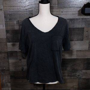 NWOT Mineral Wash Oversized Tee Black